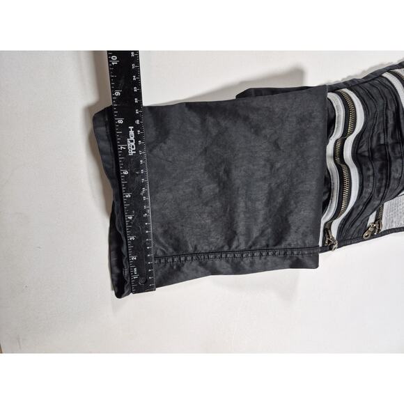 Robin's Jeans The Show Motorcycle W42 L35 Men Black White Coated Slim - Picture 4 of 10